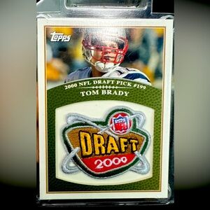 THIS IS A TOM BRADY 2000 NFL DRAFT CARD